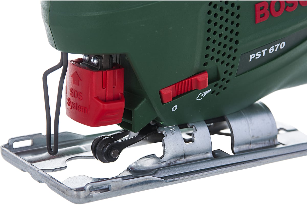 Лобзик Bosch PST 670 + 4 пильных полотна 0.603.3A0.722