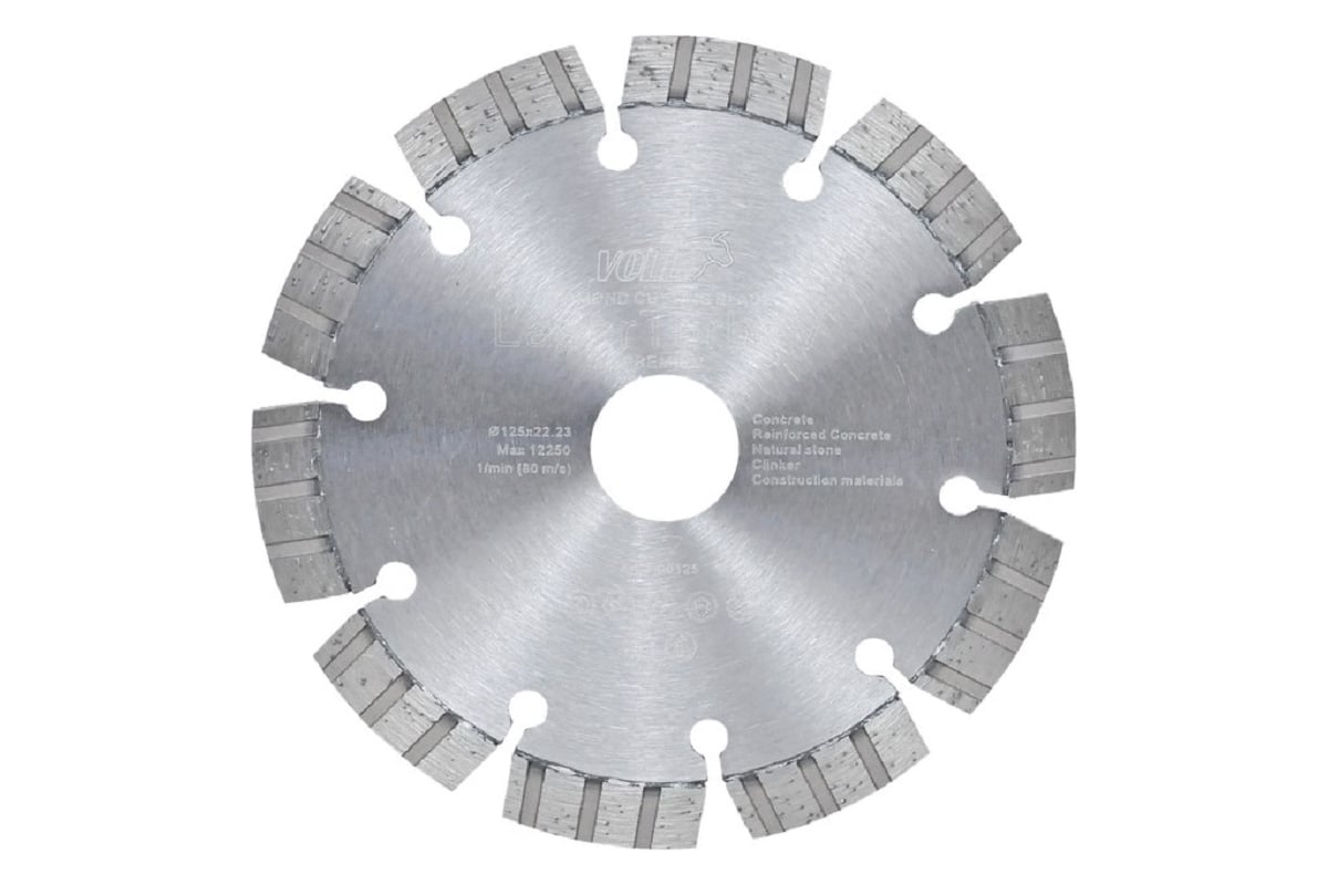 Диск алмазный LaserTurboV PREMIUM (125х22.23 мм) VOLL 1.00125
