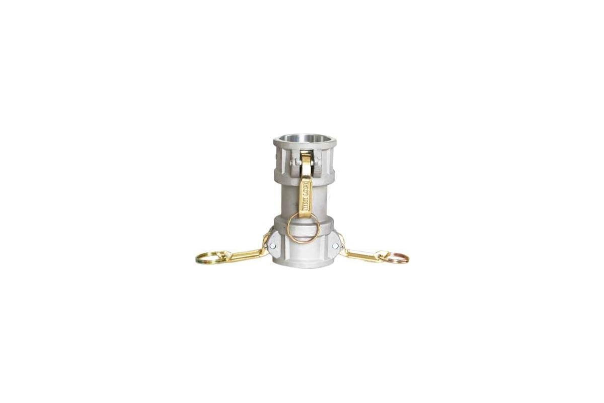 Камлок TITAN LOCK типа DD (переходник розетка 1,5" х розетка 1,5"), алюминий, TL150DDAL