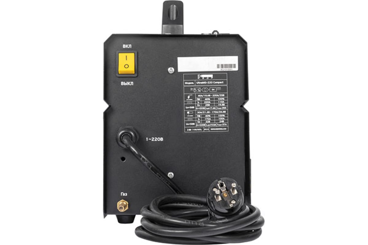 Полуавтомат Кедр UltraMIG-220 Compact 220 В, 40-220 А, промо-набор 8025700