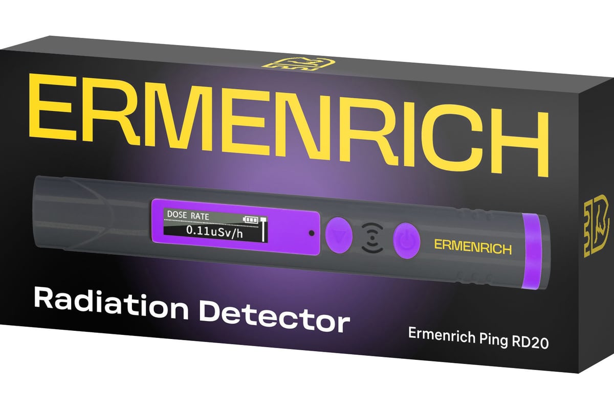 Дозиметр Ermenrich Ping RD20, фиолетовый 84639