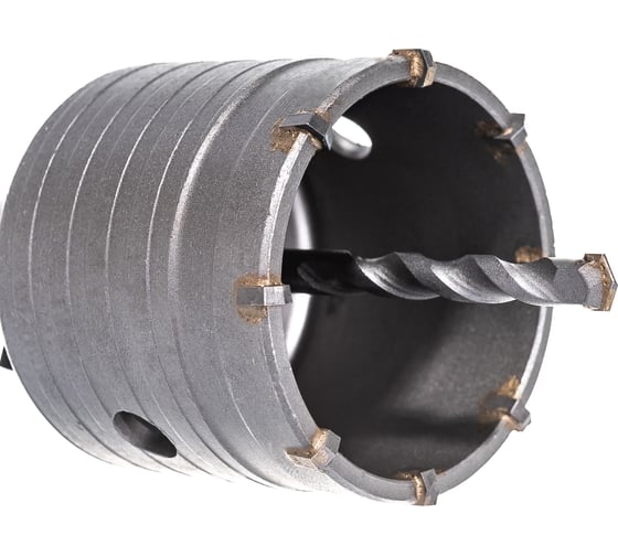 Коронка с державкой по бетону Зубр 68 мм, SDS-Plus 29211-68