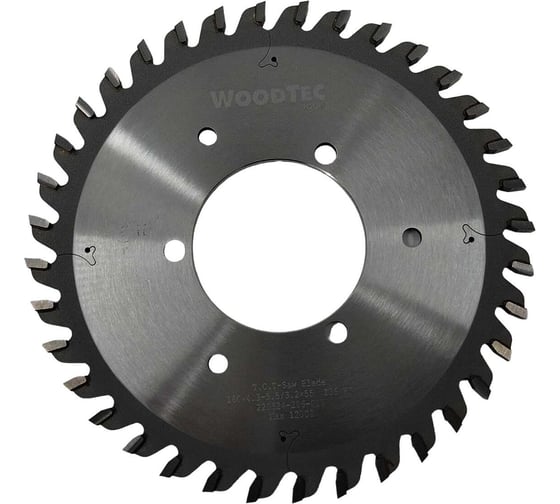 Пила подрезная коническая 160x55x4.3-5.5/3.2 мм, Z36 Woodtec ИН 337382