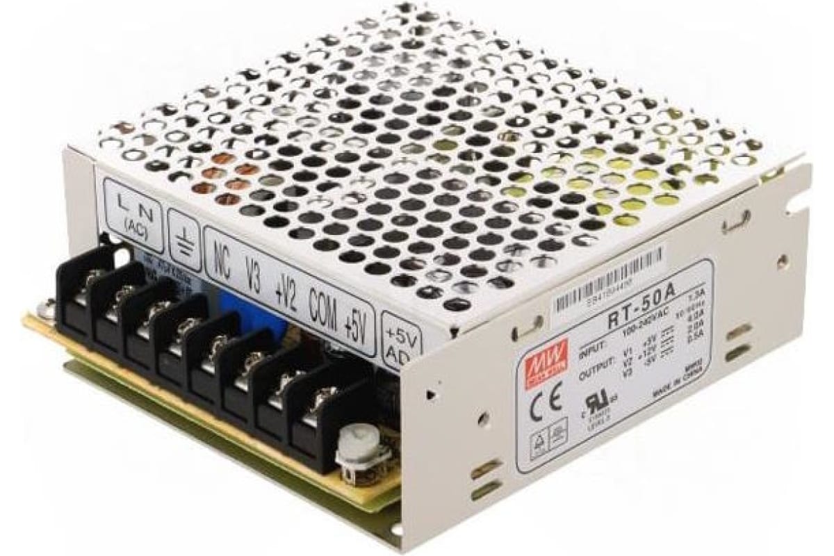 Источник питания Mean Well AC/DC RT-50A 50Вт Т00170056