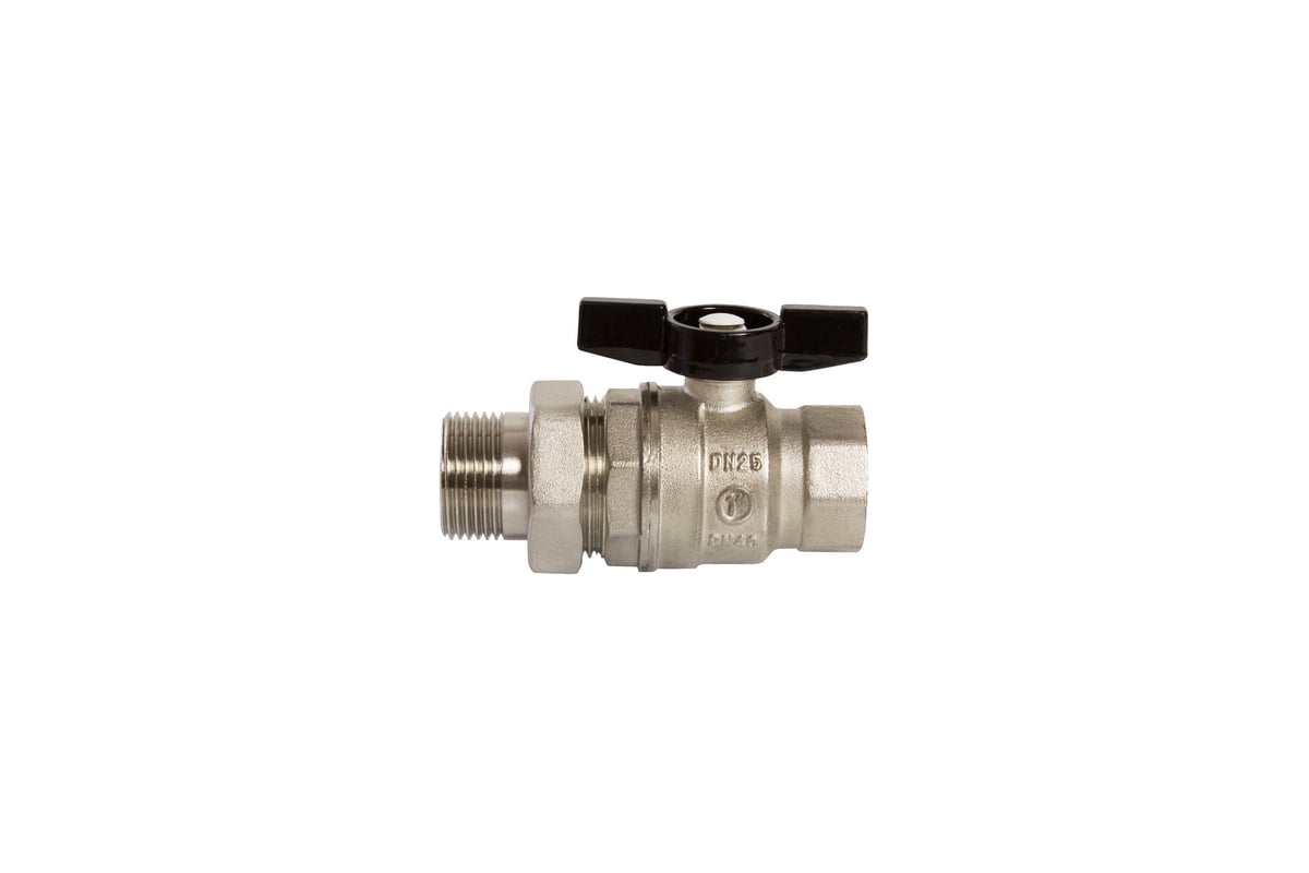 Кран шаровой VRT со сгоном 1'' бабочка 529594