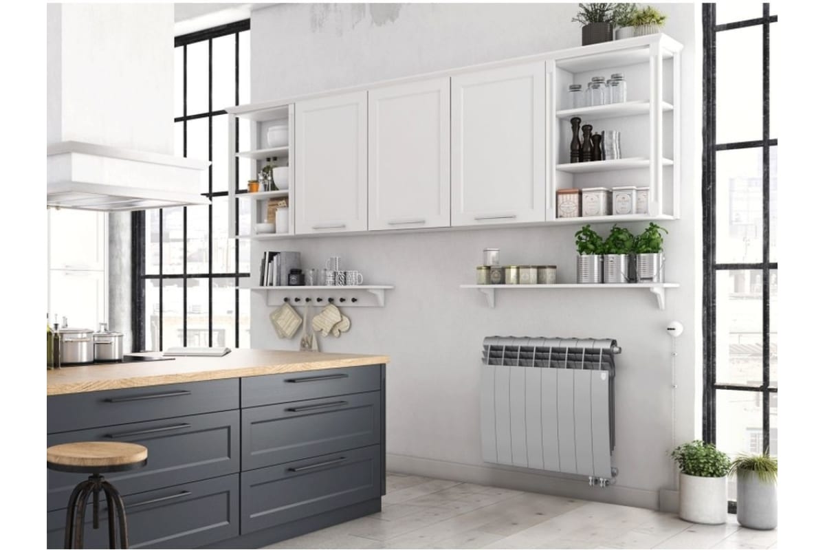 Радиатор Royal Thermo BiLiner 500 /Silver Satin VR - 10 секций НС-1196687
