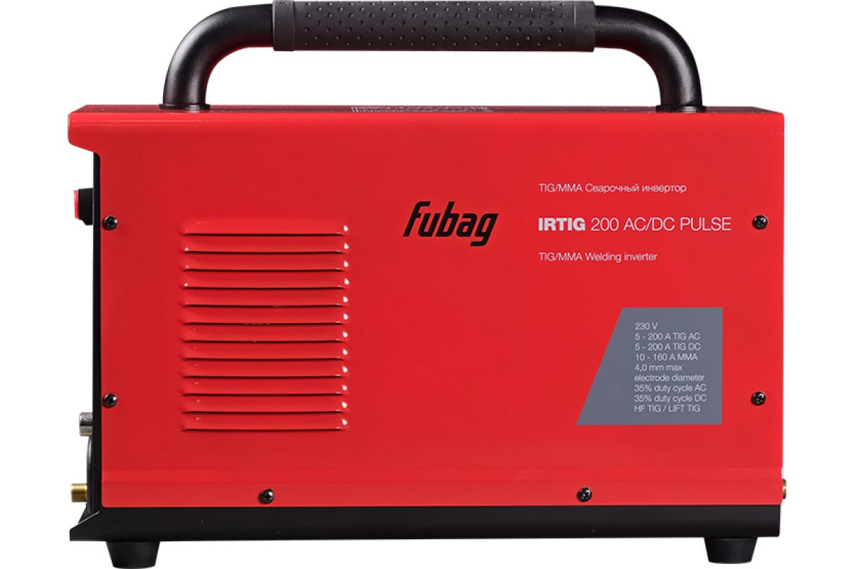 Сварочный инвертор Fubag IRTIG 200 AC/DC PULSE, горелка FB TIG 26 5P 4m Up&Down, 38459, 31564.1