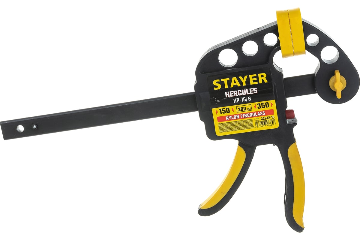 Ручная пистолетная струбцина Stayer PROFI 150 мм 32242-15