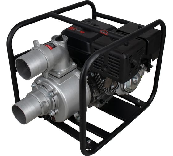Мотопомпа Verton WP 100/1600 13л.с/389см3, 100мм/4", 1600л/мин, 96м3/ч,h8м/30, d8мм 01.17548.17555