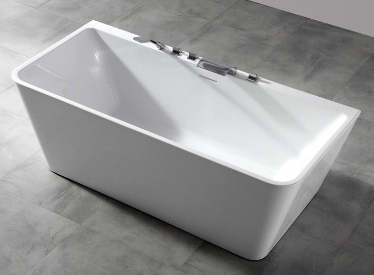 Акриловая ванна Abber AB9298 170x80, белый