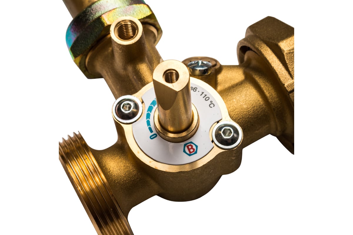 Насосная группа с 3-х ходовым приводным смесителем (1"; с насосом Grundfos UPSO 25-65) STOUT SDG-0003-002502