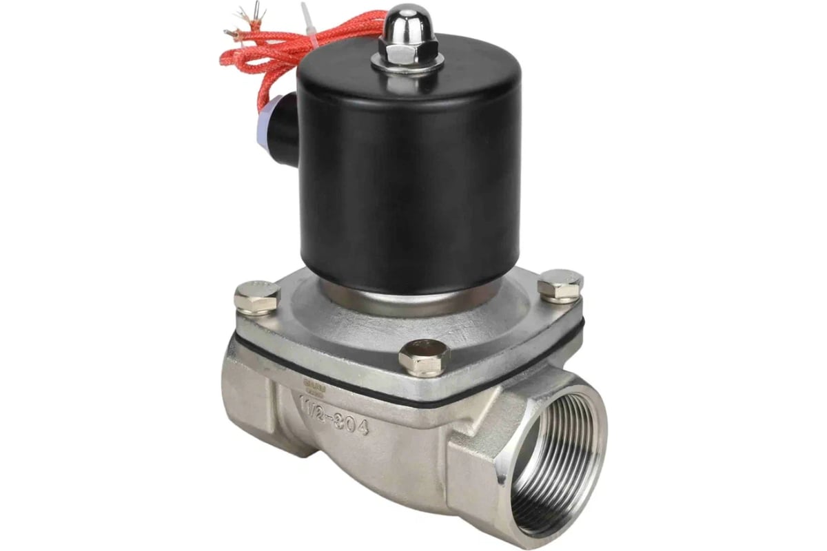 Электромагнитный клапан DN.ru VS2W-101V-NC Ду6 Ру10 1/8 НЗ VITON 24В DC D130-03325