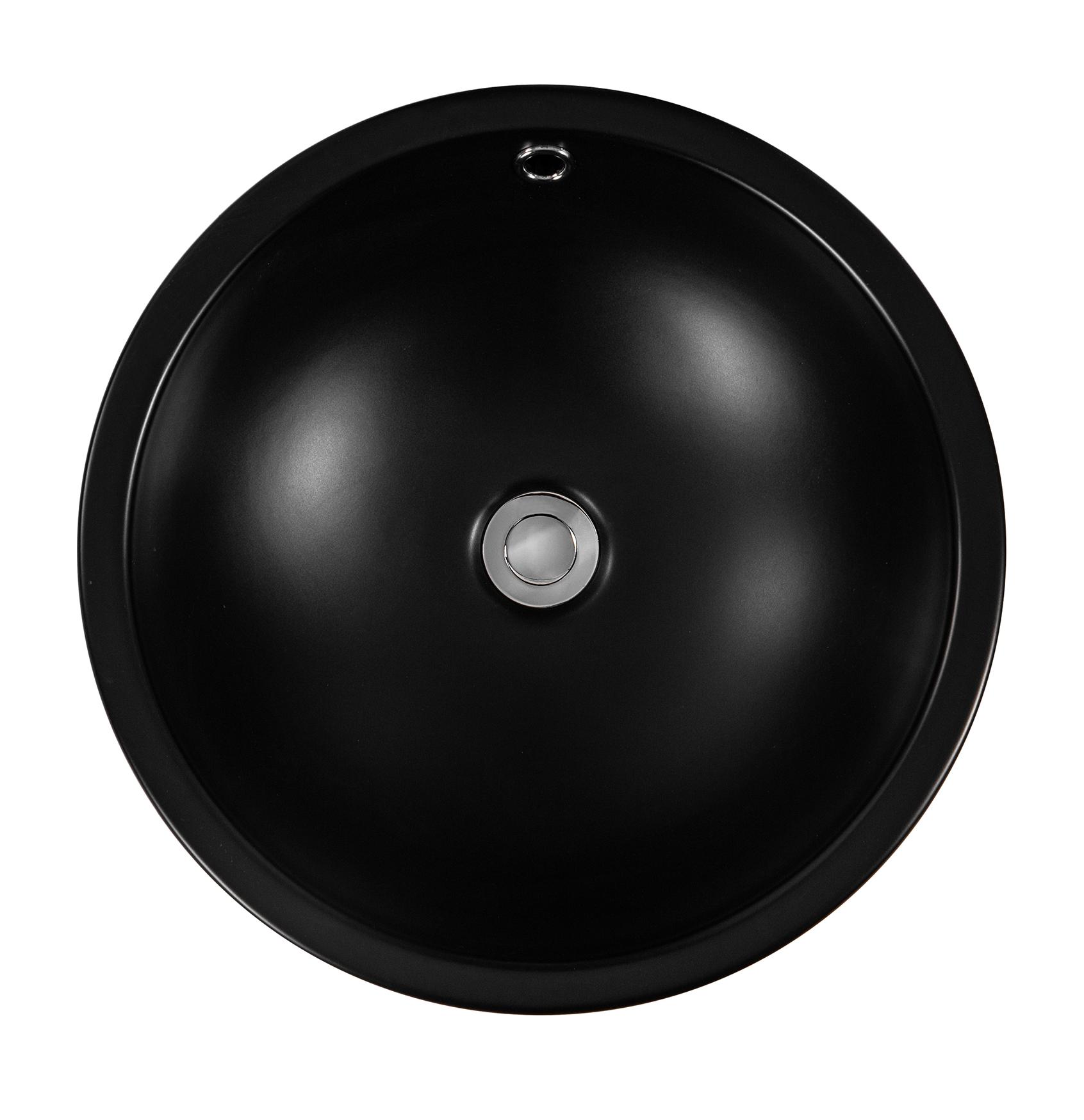 Раковина Aquatek AQ5354-MB 44 см черный матовый