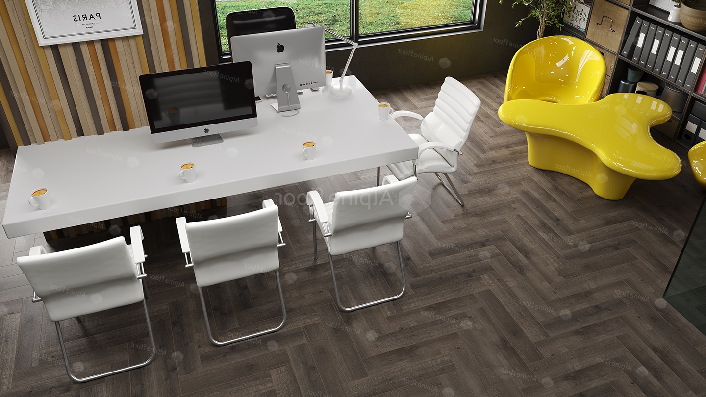 SPC ламинат Alpine Floor Parquet Light Дуб Антарес 600x125x4 мм, ECO 13-19B