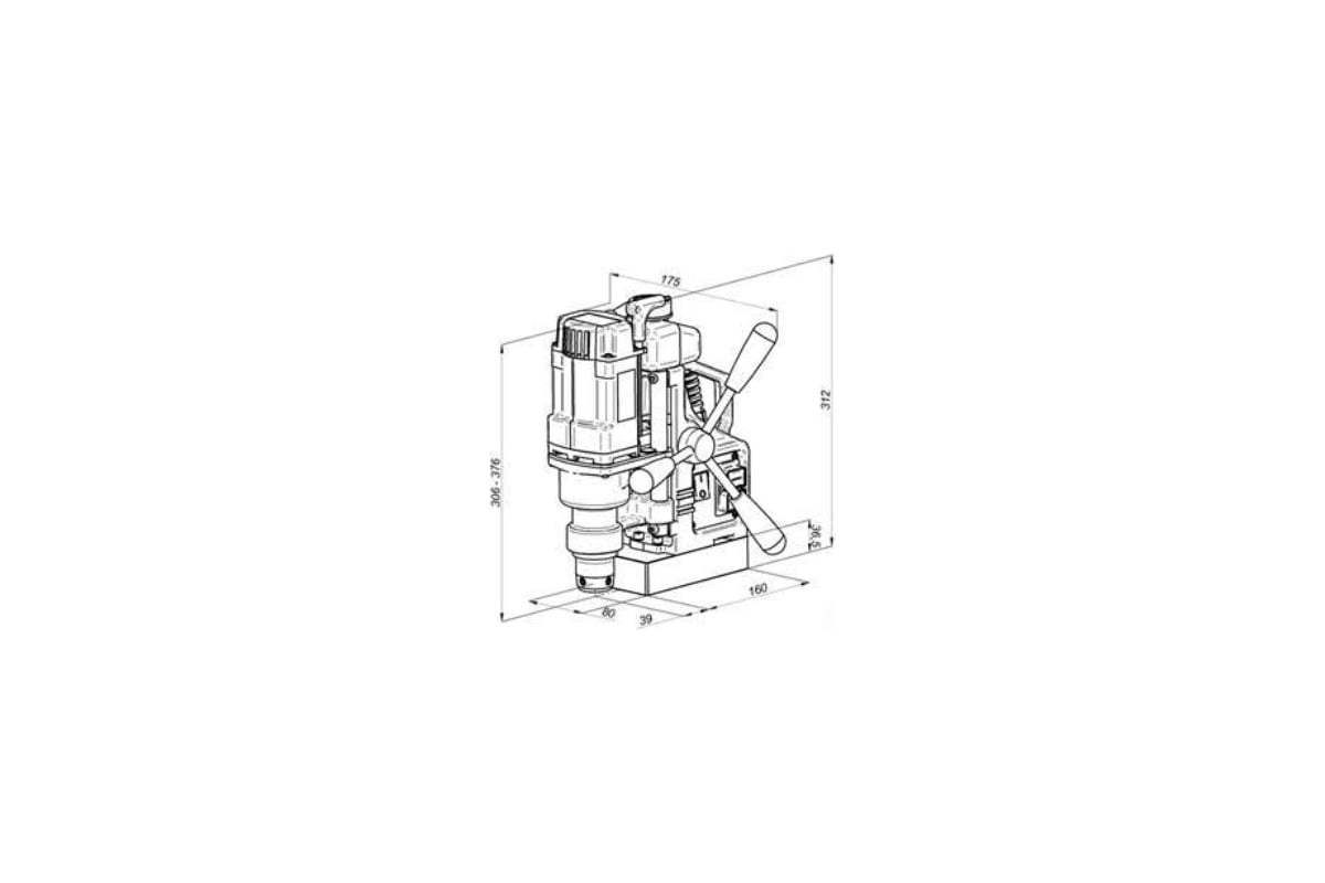 Магнитный сверлильный станок FE POWERTOOLS МС-36 Promotech Pro 36