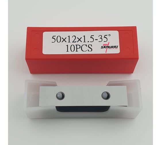 Нож твердосплавный универсальный RED SAMURAI TS 50x12x1,5 (T04F) (10шт.) TPRS0001308