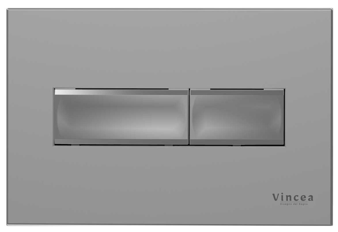 Кнопка смыва Vincea Line VFP-732MG матовый серый