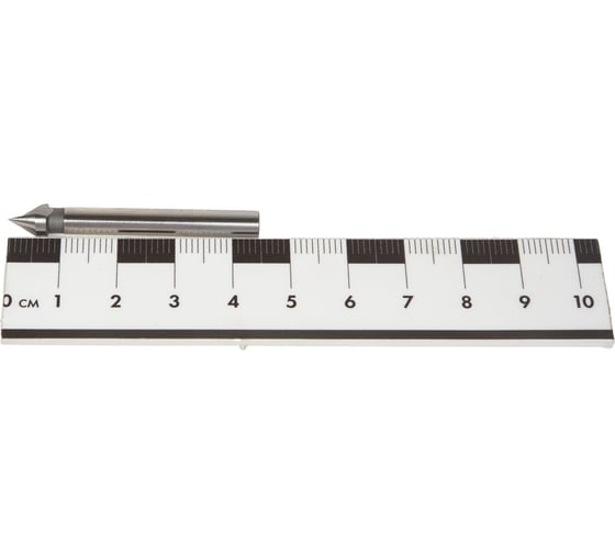 Зенковка (6.3x7.6x45 мм; конус 60 градусов; d хв=5 мм; Р6АМ5; ц/х; Z=1) CNIC 44421