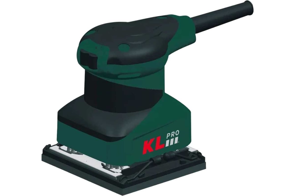 Шлифовальная вибрационная сетевая машина KLPRO 150 Вт, 110x100 мм 12056 KLEZ43110