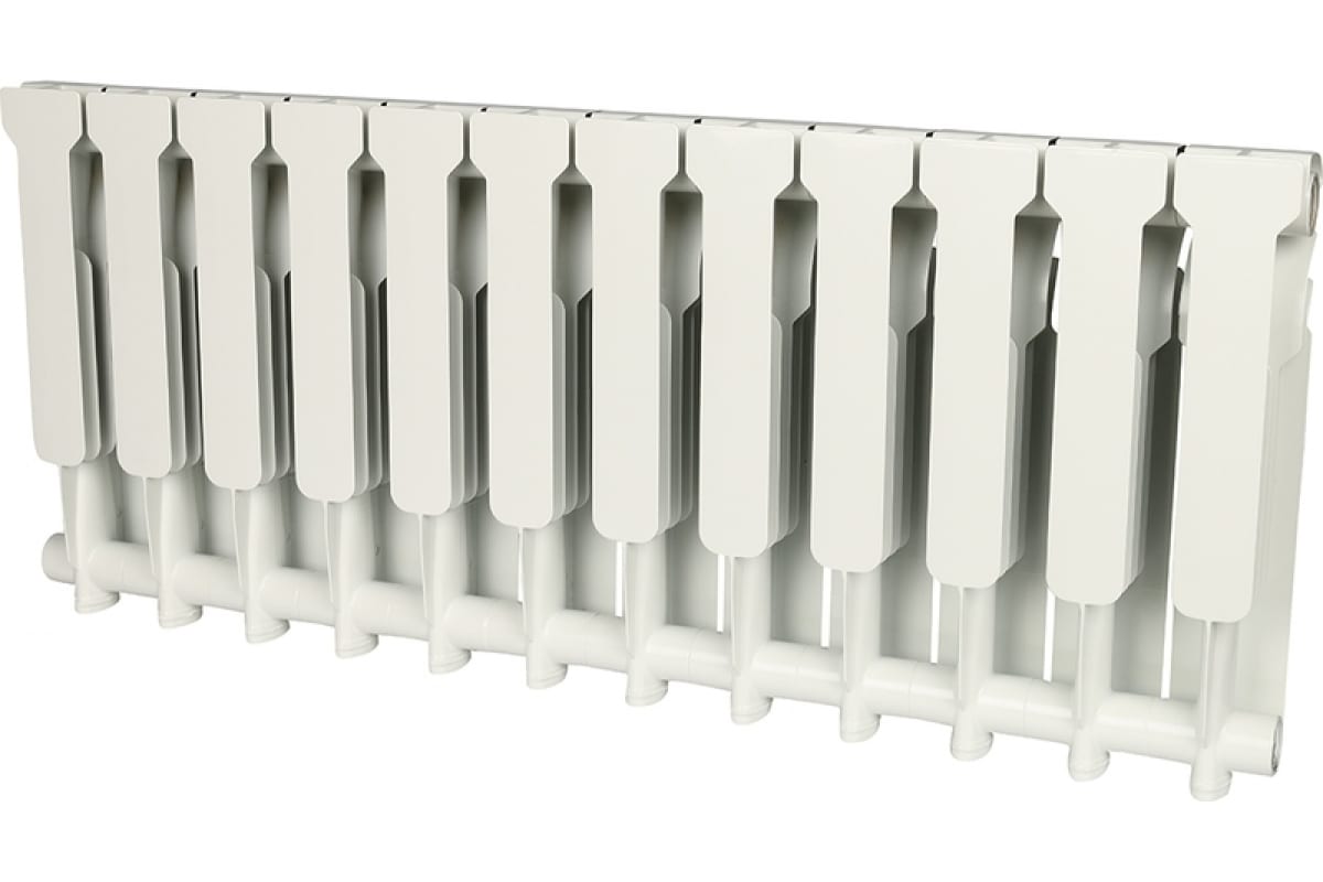 Алюминиевый радиатор Rommer Profi 350 AL350-80-80-080 12 секций RAL9016 86624