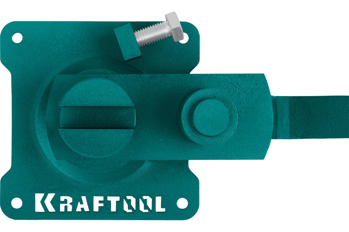 Ручной станок для гибки арматуры Kraftool 10 E на подшипнике, острый гиб 23302
