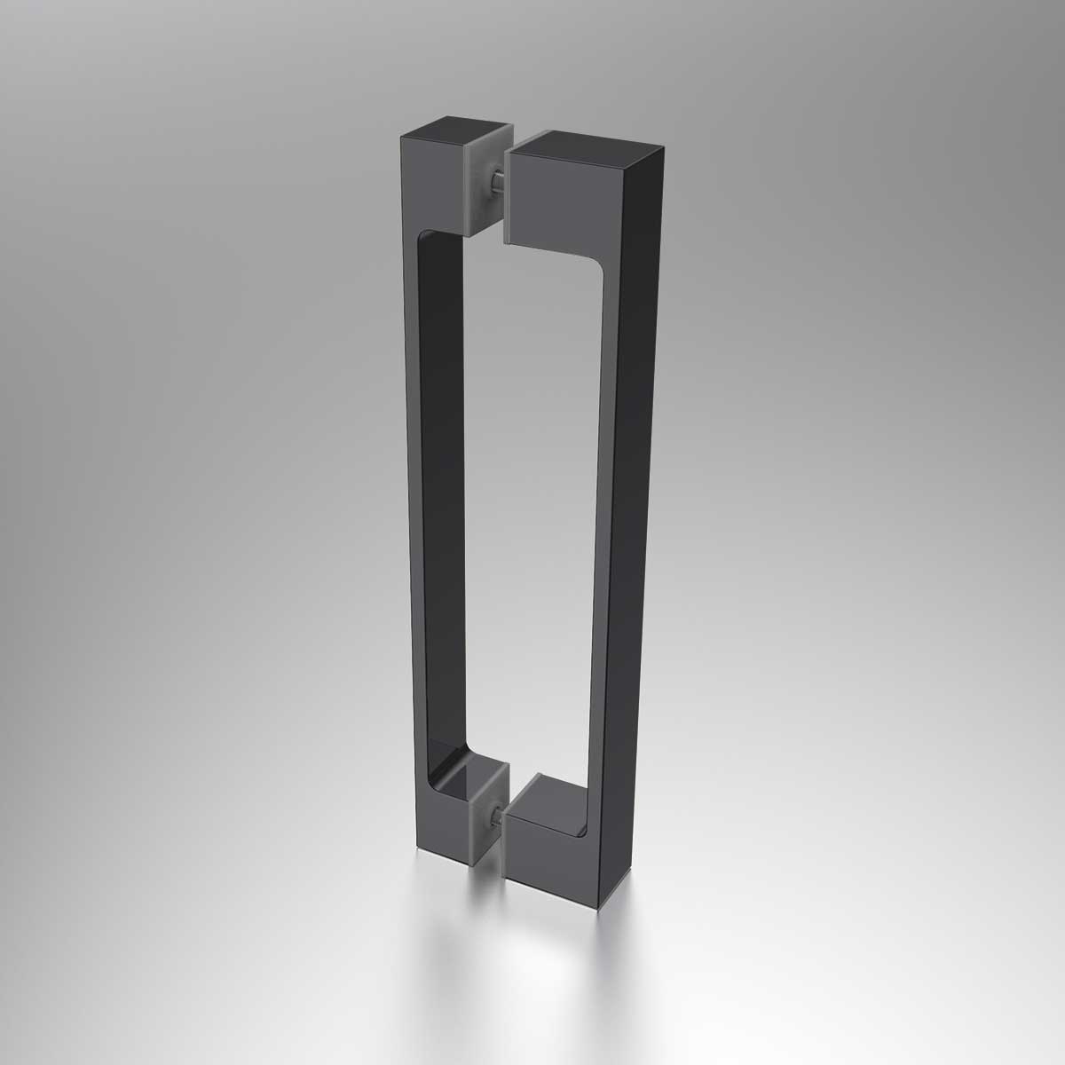Душевая дверь Vincea Альфа (Alpha) VDP-3AL850CLGM 85x195 вороненая сталь, прозрачная