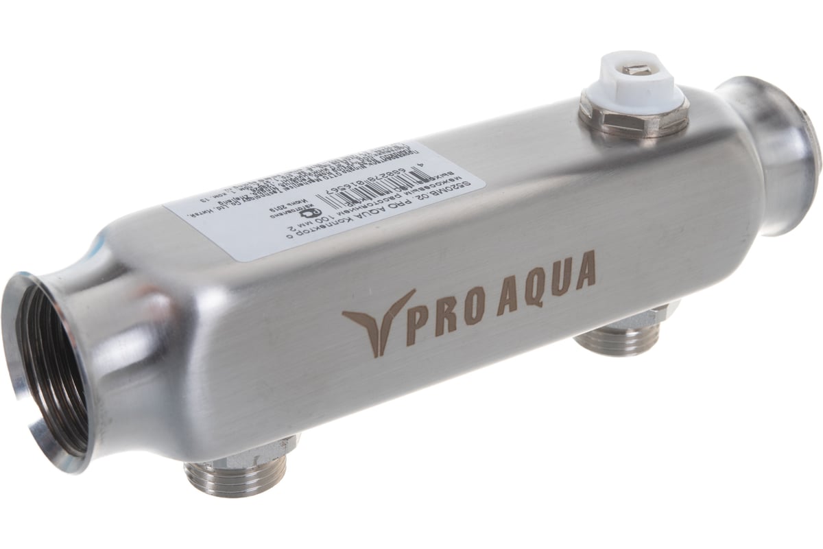 Коллектор PRO AQUA с межосевым расстоянием 100 мм, 2 выхода, 180 мм, 1x1/2 S520MB.02