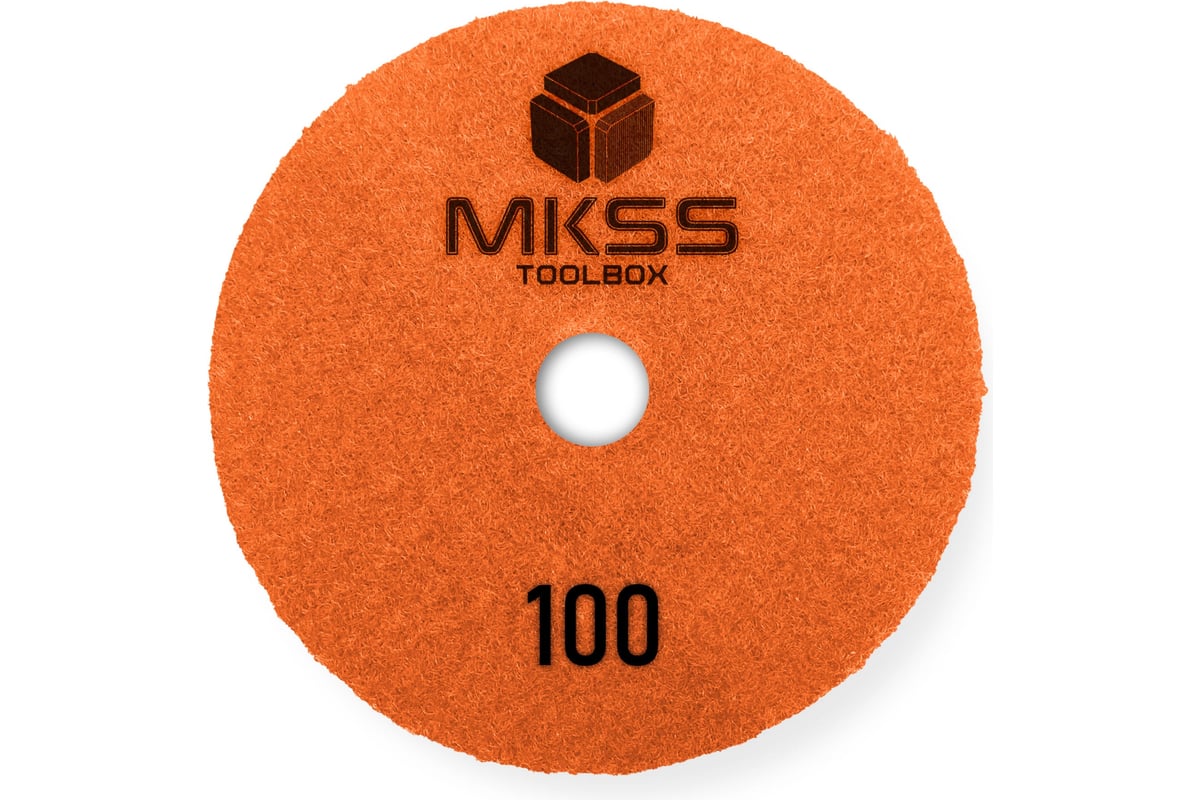 Алмазный гибкий шлифовальный круг MKSS Toolbox MK2604 АГШК Ø100 Р100 для мокрой шлифовки MKSS MK26040100