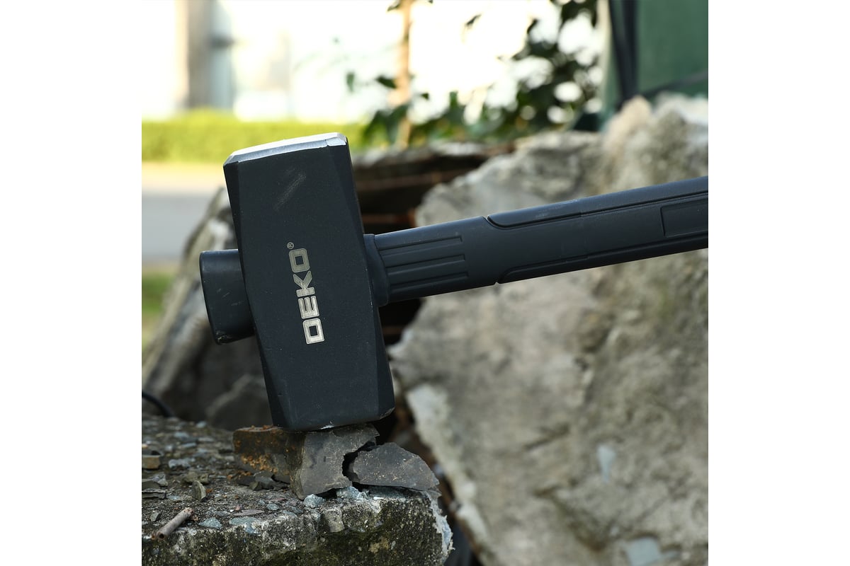 Кувалда Deko HT40 5000 г, фибергласовая рукоятка 065-1114