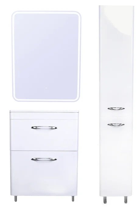 Мебель для ванной Style Line Каре Люкс 60 см напольная, белый