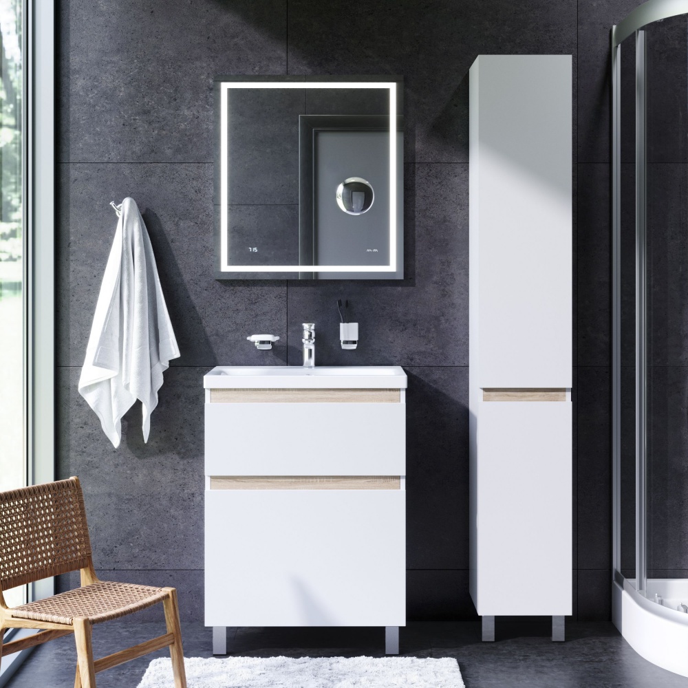 Мебель для ванной Am.Pm X-Joy 65 см напольная, белый глянец