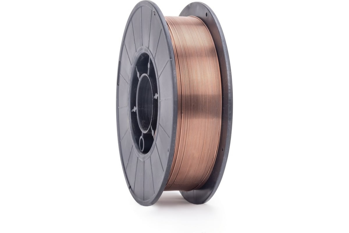 Проволока сварочная омедненная ER70S-6 (5 кг; 1 мм; D200) Foxweld 4174