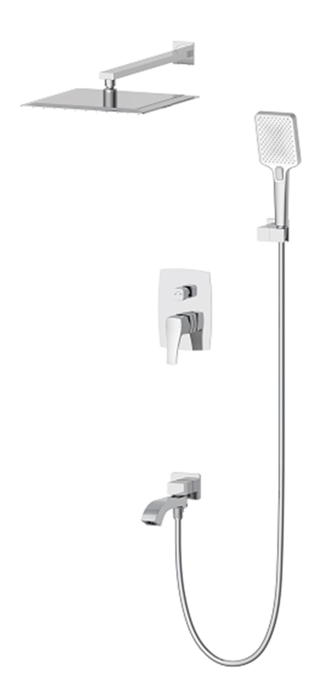Душевой набор Wonzon&Woghand Flex WW-88939072-BN брашированный никель