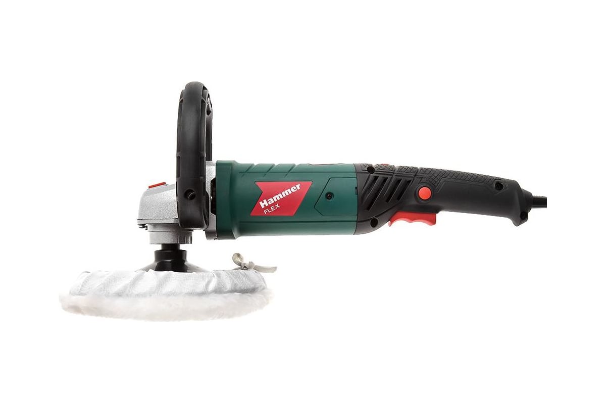 Шлифовальная угловая машина Hammer Flex 1200 Вт, 600-3500 об/мин, тарелка 180 мм USM1200P