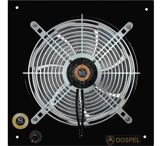 Вентилятор осевой вытяжной с потенциометром Dospel WOKS 250 BLDC SILVER 007-9201