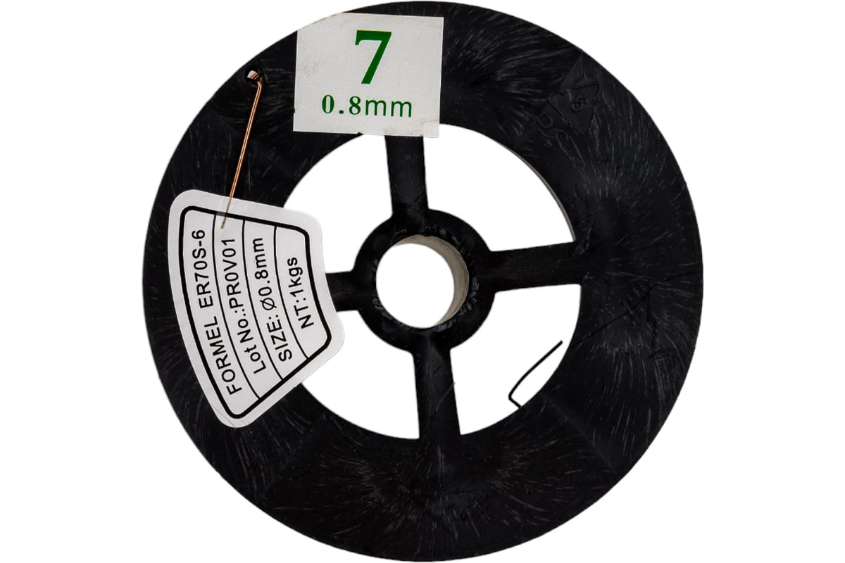 Проволока сварочная омедненная Welding Wire (0.8 мм; 1 кг; ER-70S-6) Formel FRM_08_1