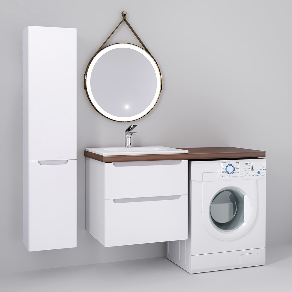 Тумба со столешницей Jorno Wood 120 см под стиральную машинку Тумба со столешницей Jorno Wood 120 см под стиральную машинку