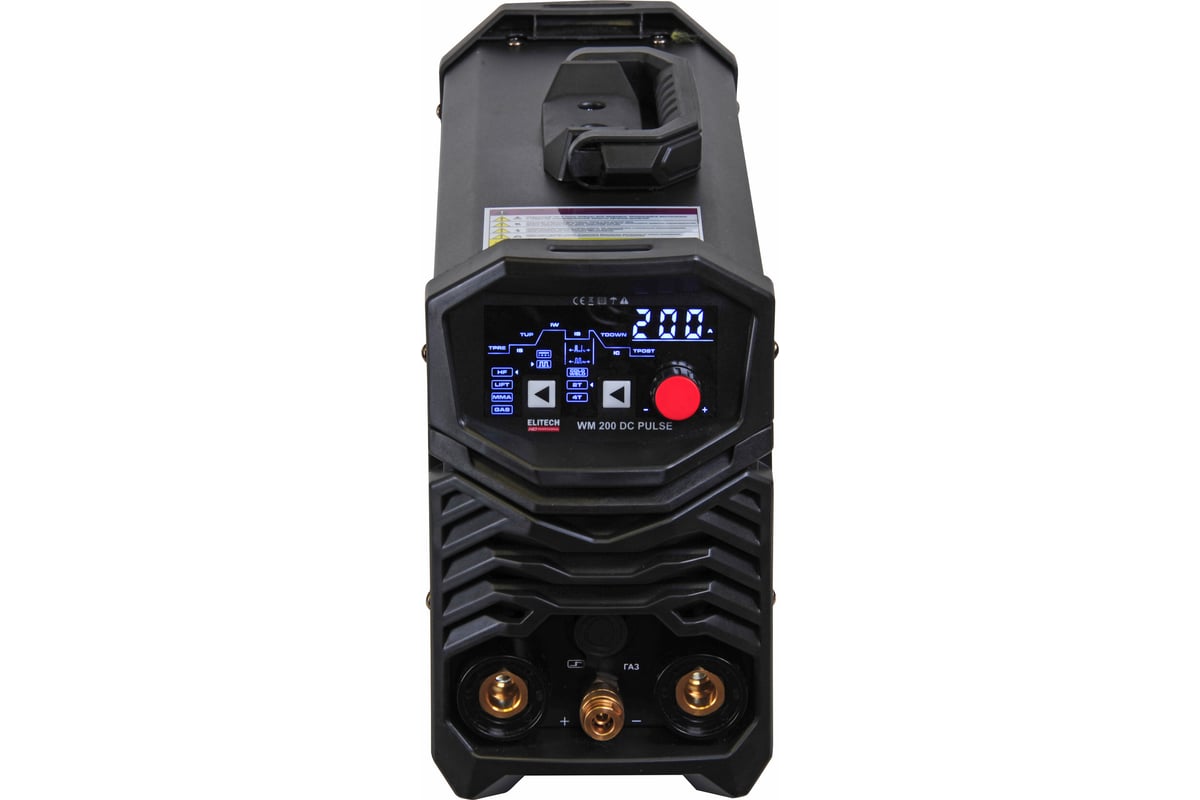 Инверторный сварочный аппарат Elitech HD WM 200 DC Pulse 204475