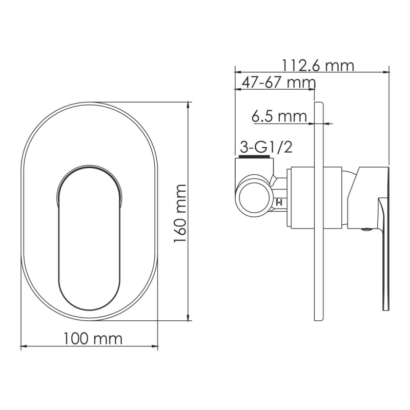 Смеситель для раковины WasserKRAFT Mindel A85593 белый