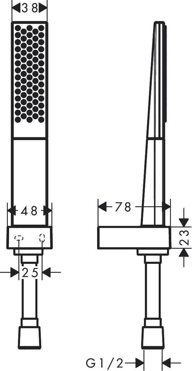 Душевой набор Hansgrohe Rainfinity 100 1jet 26856000 хром