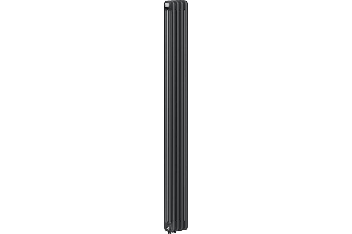 Стальной трубчатый радиатор отопления Rifar TUBOG титан TUB 3180-04-DV1-TI