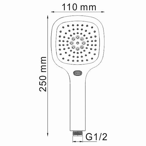 Душевой набор WasserKRAFT Alme A16069