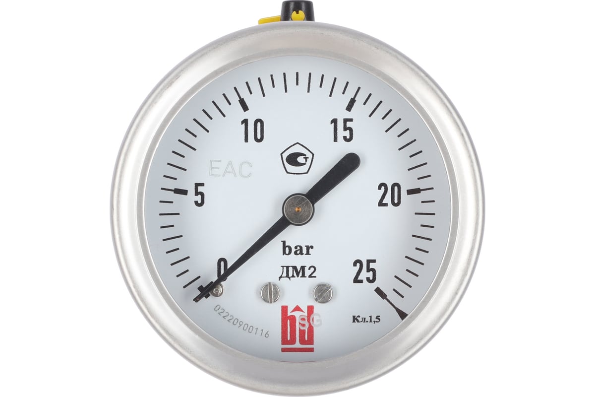 Манометр ДМ 2 063 Т (0-25) бар, кл.1.5, G1/4", DIN CASE BD 1152100029