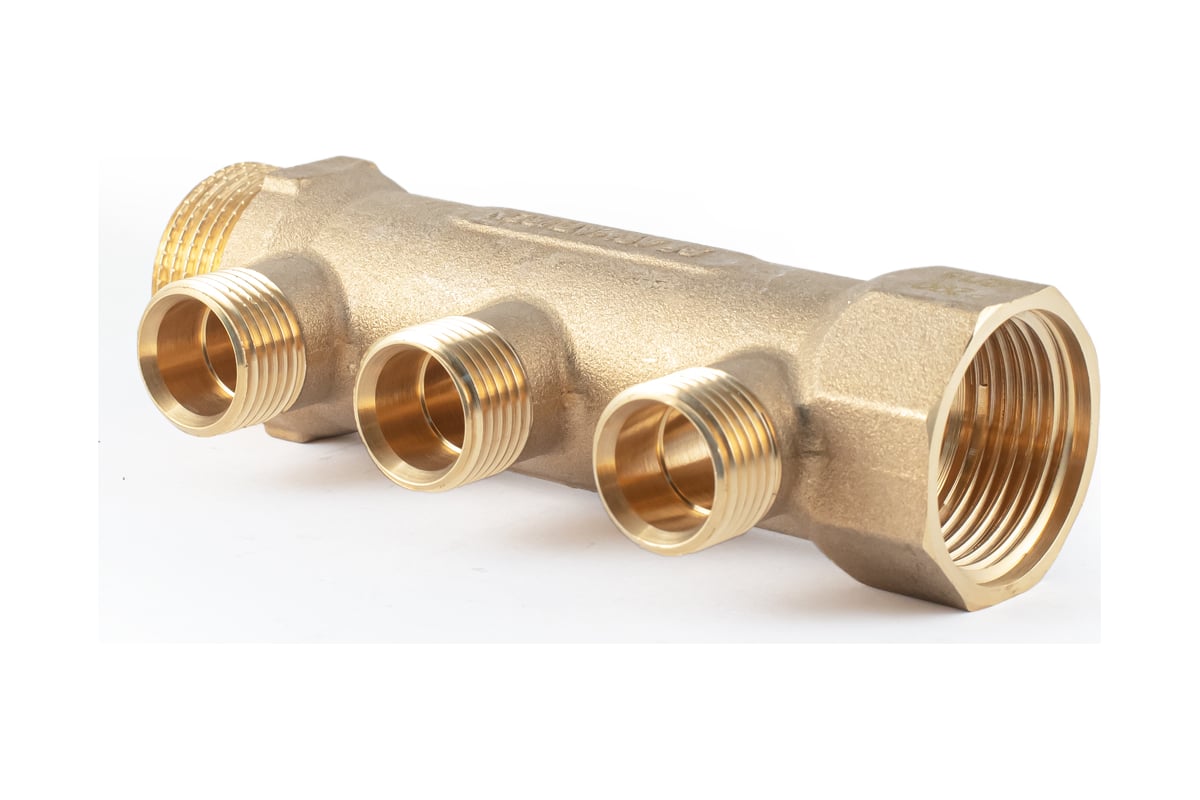 Коллектор латунный PROFACTOR в/н 1" х 3 вых 1/2" нар PF MF 263.3