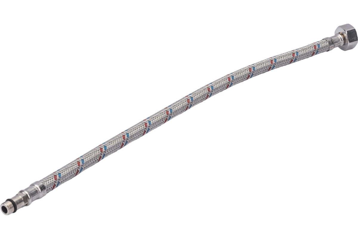 Подводка для смесителей СТМ сталь, 1/2xM10x40 см., короткий. штуцер CWFSS040