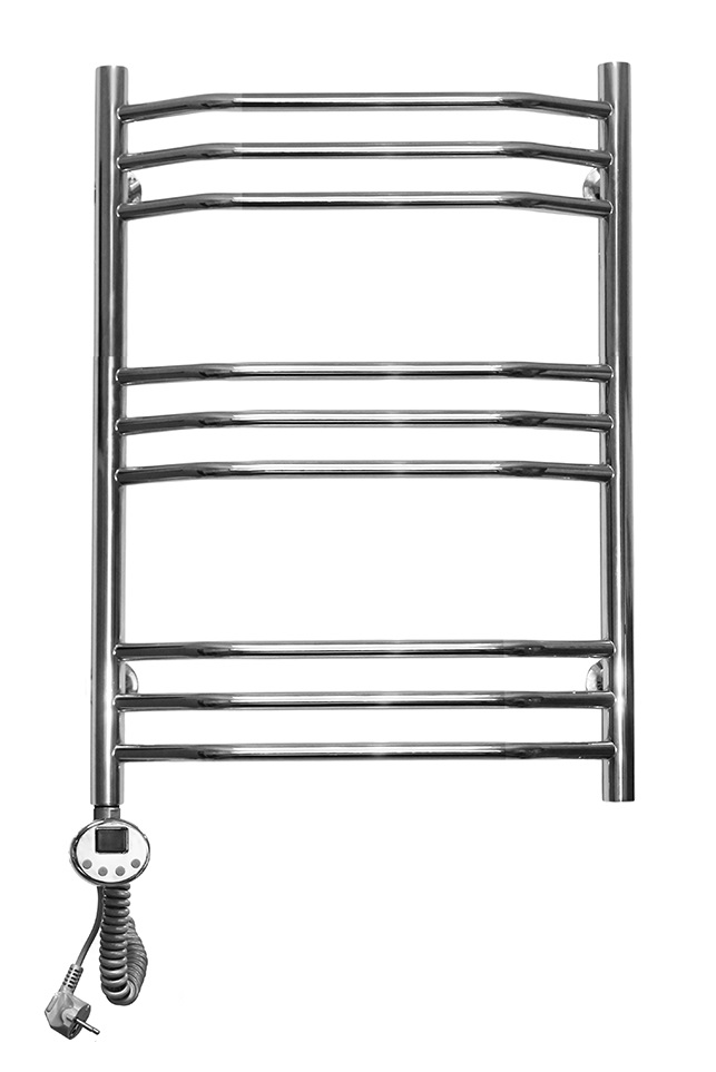 Полотенцесушитель электрический Domoterm Лаура П9 500x700 EL ТЭН слева, хром