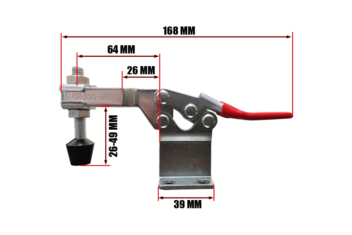 Прижим Uniq tool механический Goodhand GH-225-DHB