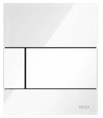 Кнопка смыва для писсуара TECE Square 9242800 стекло, белый