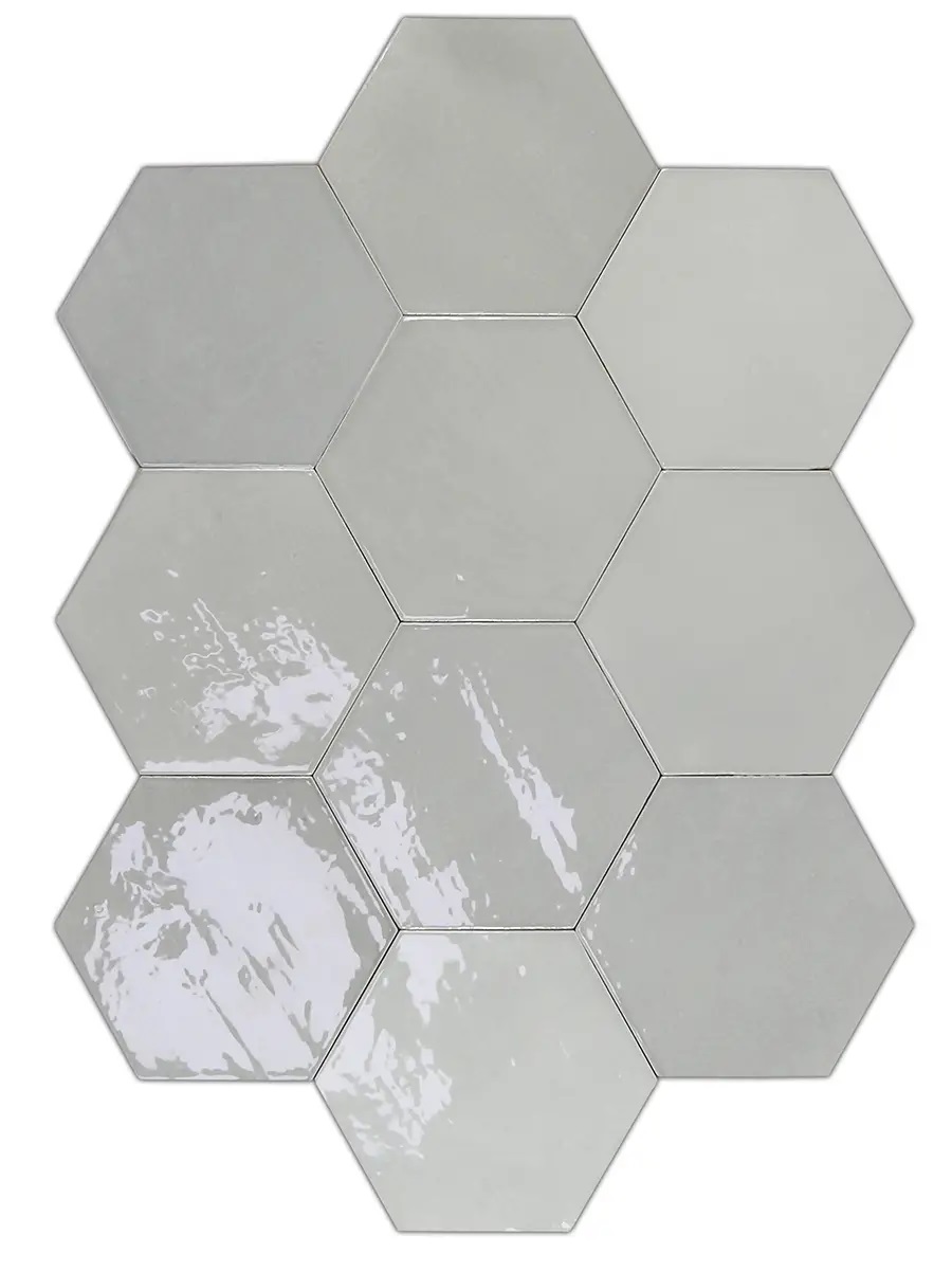 Плитка WOW Zellige Hexa Grey 10,8x12,4 см, 122079