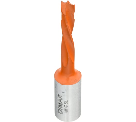 Сверло глухое левое 4 флейты (5x30 мм; L57.5 мм; хвостовик 10x20 присадка) Dimar 2014067